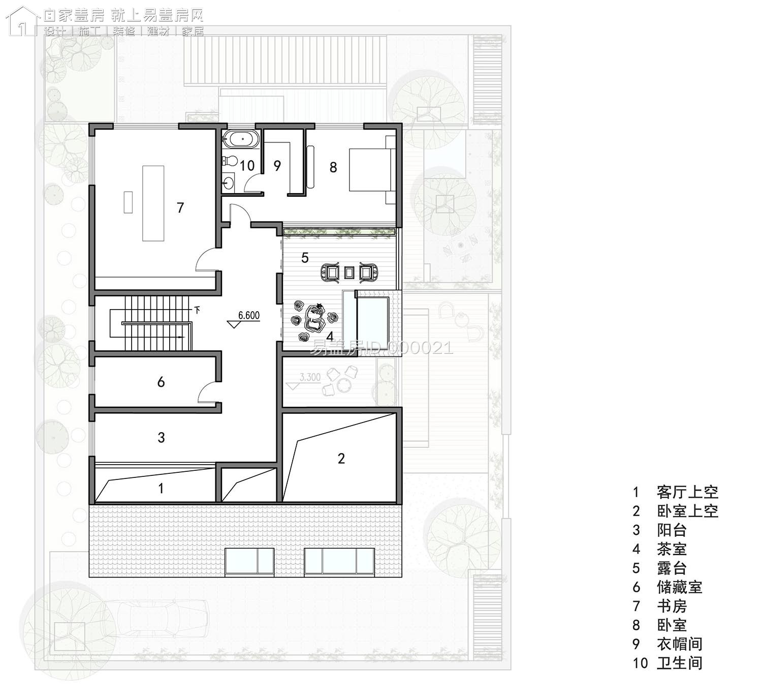 北京宋庄赵俊良工作室_别墅图纸设计 - 图纸中心 - 易