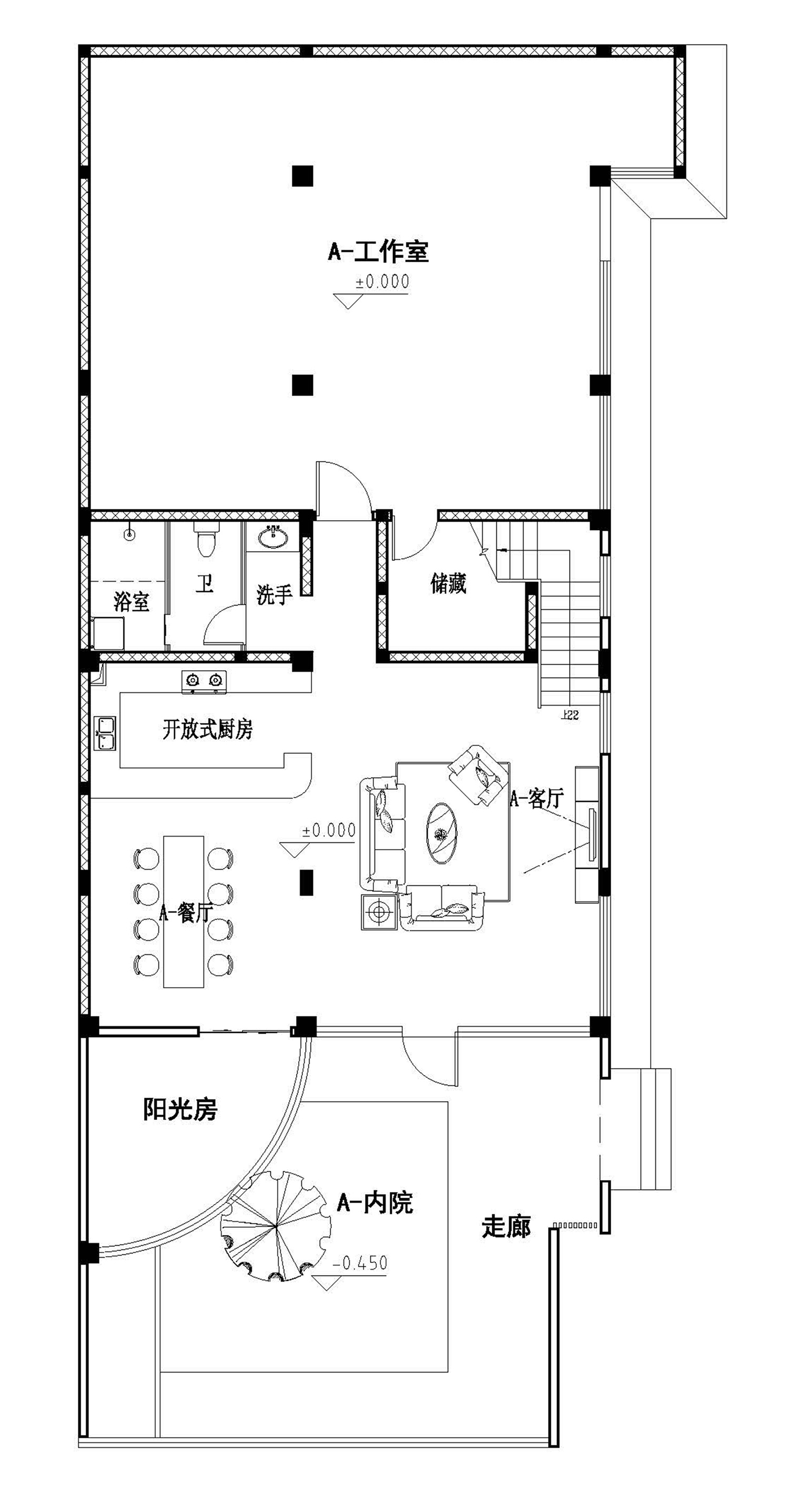 建房图库 大同工作室一期 该建筑功能较为多元,空间丰富合理清晰.