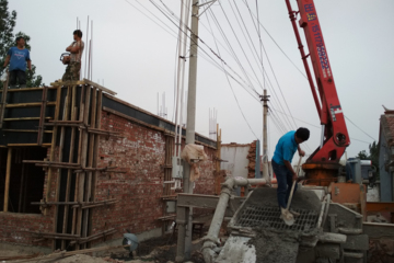 北京順義北小營鎮(zhèn)張雷歐式別墅工地直播