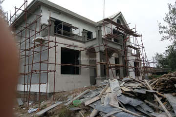 河南許昌建安區(qū)王許亞歐式別墅施工日志