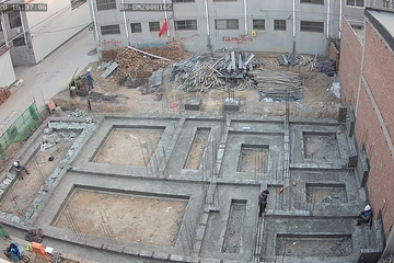 河南安陽殷都區陳珂別墅設計施工工地直播