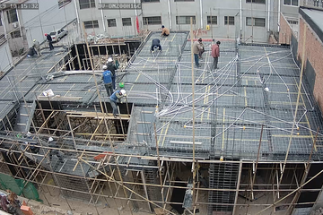 河南安陽殷都區陳珂別墅設計施工工地直播