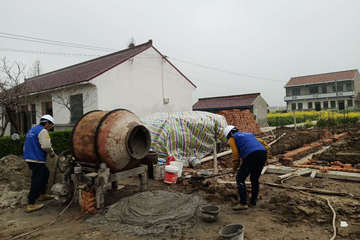 江蘇南通啟東南陽鎮陳耀輝別墅工地直播