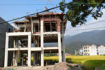 浙江臺州天臺縣厲冠楊歐式別墅工地直播