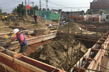 江蘇南通劉鈺行別墅工地直播