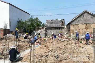 河南沈丘郭章磊別墅工地直播