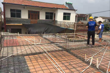 河南沈丘郭章磊別墅工地直播