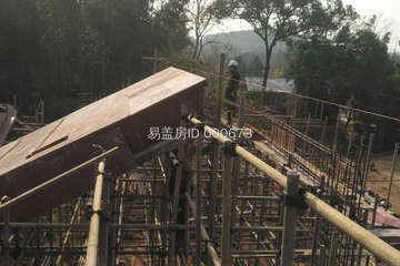 四川綿陽蘇家中式別墅工地直播
