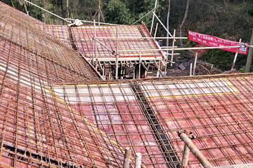 四川綿陽蘇家中式別墅工地直播