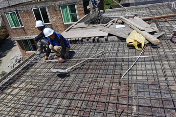福建寧德福安劉昌戰別墅施工項目工地直播