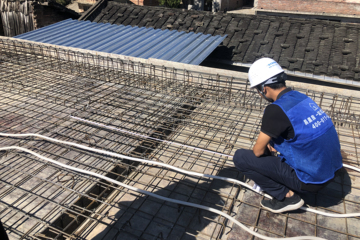 福建寧德福安劉昌戰別墅施工項目工地直播