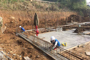 貴州銅仁秦剛別墅工地直播