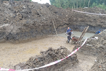 四川成都游丹別墅工地直播