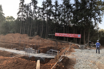 湖南瀏陽文志剛別墅工地直播