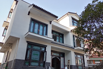 浙江杭州富陽華觀燦別墅工地直播