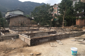 福建福州蘭桂明別墅工地直播