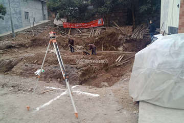 四川廣元趙克喜別墅工地直播