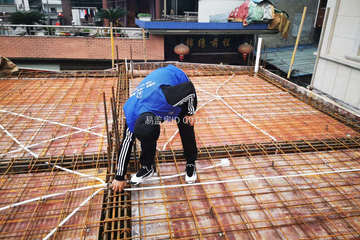 浙江紹興柯橋吳高峰別墅工地直播