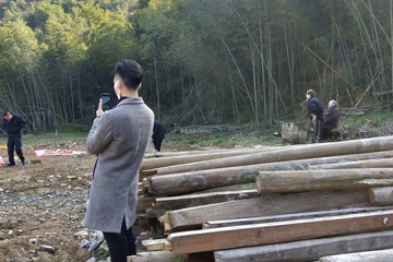 浙江杭州駱?gòu)蓩蓜e墅工地直播