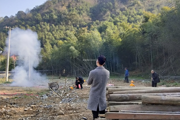浙江杭州駱?gòu)蓩蓜e墅工地直播