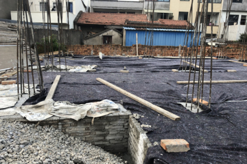 浙江舟山林峰別墅工地直播
