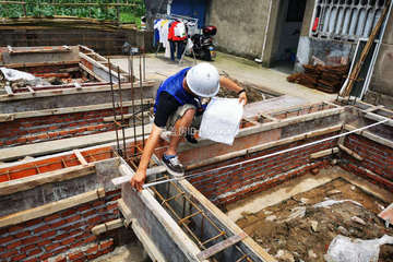 浙江杭州陳國建別墅工地直播
