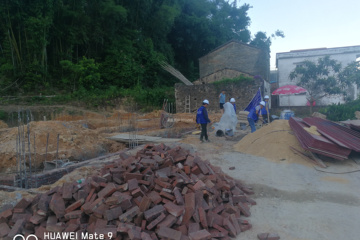 廣東江門(mén)潘澤浩別墅工地直播