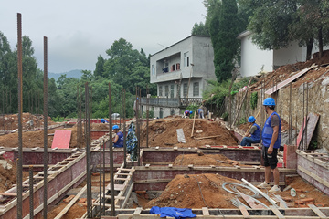 湖北咸寧劉端威徽派住宅工地直播