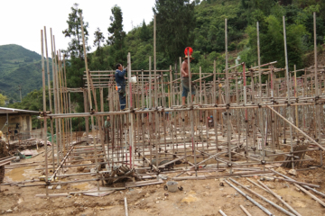 重慶奉節張成別墅工地直播