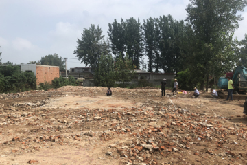 河南駐馬店龍嬋娟別墅工地直播