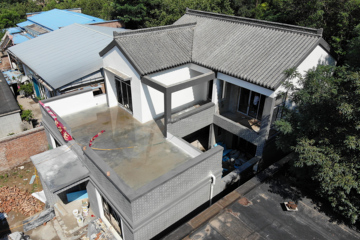 北京房山劉達別墅工地直播