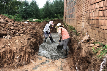 陜西西安藍田劉家住宅項目工地直播