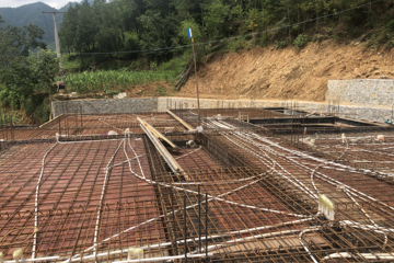 陜西安康駱青山別墅工地直播