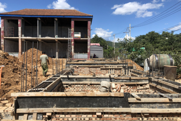 北京懷柔王總別墅工地直播