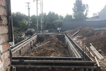 北京懷柔王總別墅工地直播
