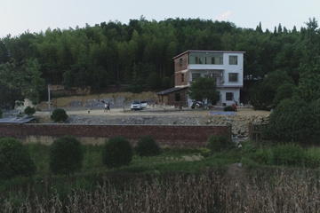 湖南周家別墅工地直播