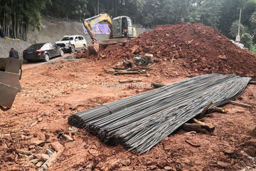 四川樂山楊樹根別墅項目工地直播