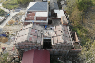 湖北天門徐家別墅工地直播