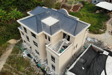 廣東揭陽(yáng)鐘偉鋒別墅工地直播