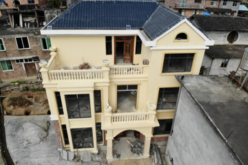 福建寧德福安劉昌戰別墅施工項目工地直播