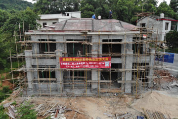湖南湘潭齊新林別墅工地直播
