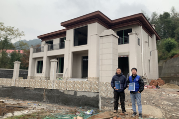 湖南湘潭齊新林別墅工地直播