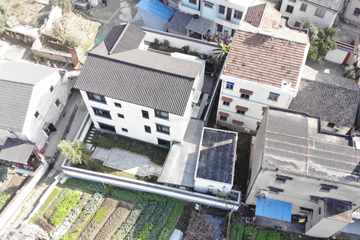 浙江杭州富陽華觀燦別墅工地直播