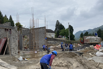 貴州仁懷陳會林別墅工地直播