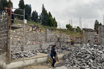 貴州仁懷陳會林別墅工地直播