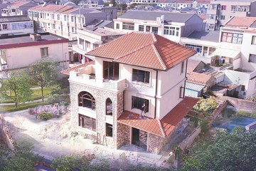 浙江嘉興龍家三層新中式別墅工地直播