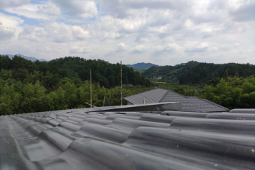 浙江杭州臨安市楊青現代別墅 工地直播