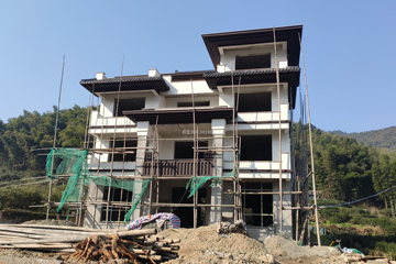 浙江杭州富陽舒泉源別墅 工地直播