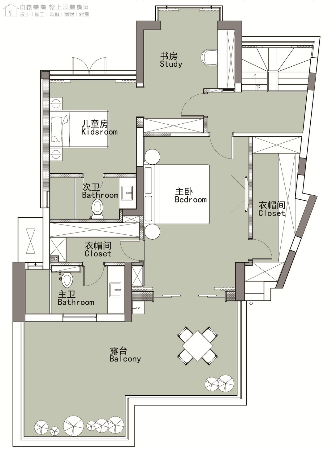 浙江舟山張家別墅室內