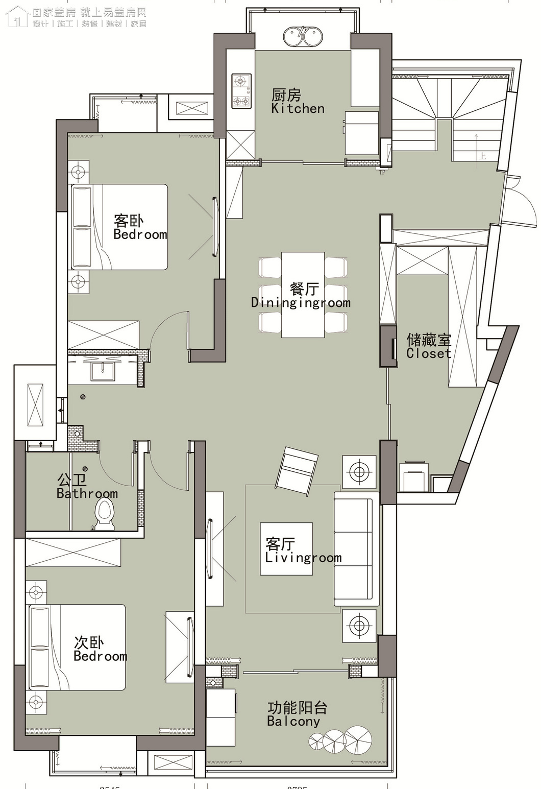 浙江舟山張家別墅室內